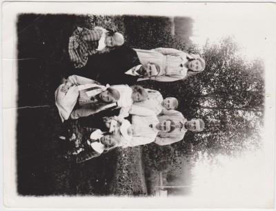 Mina morföräldrar med 8  av sina barn, 3 ofödda