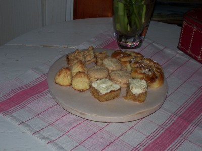 Kakfat med snurrfunktion.