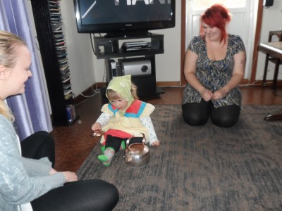 Påskgumman Hardy på besök