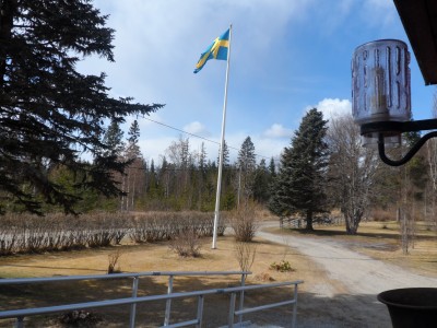 1:a maj. Flaggan i topp