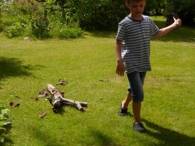 jag vågar inte komma.  Ingen fara momma, jag har dödat den.