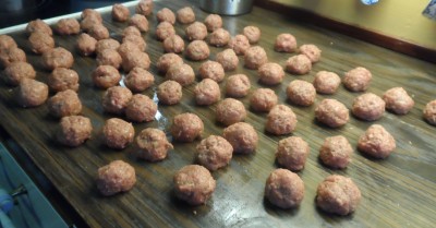 Mommas köttbullar på gång ...