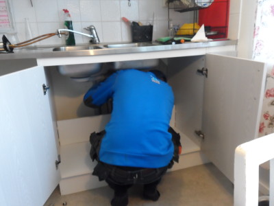 "Herrbesöket" fixade köksblandaren snabbt och smidigt-