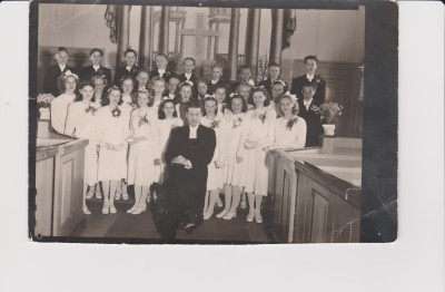 Kjells konfirmation 1950 ÅdalsLidens kyrka